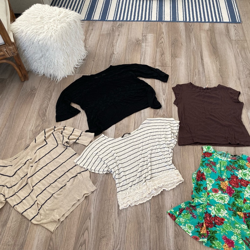 5 tops women bundle